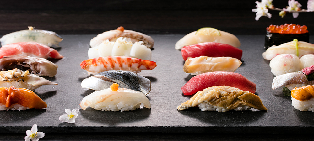 寿司カウンター　季節のディナープラン　