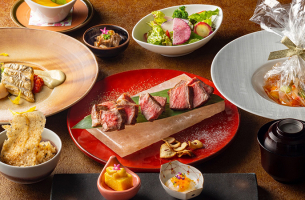 日本料理「さくら」鉄板焼カウンター食欲の秋！Tボーンステーキ＆黒毛和牛をダブルで味わう特別コース