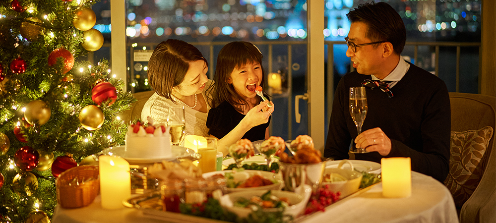 聖なる季節にプライベート空間で特別なディナーを ルームサービス クリスマス限定スペシャルディナー お台場のホテルなら ヒルトン東京お台場