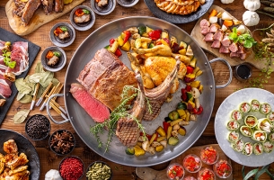 【9・10月】スパイスをかけ合わせた食欲をそそる肉料理の数々「Meat Meets Spice ♥ ランチ＆ディナービュッフェ」～10月14日よりハロウィーンスイーツが仲間入り♪～