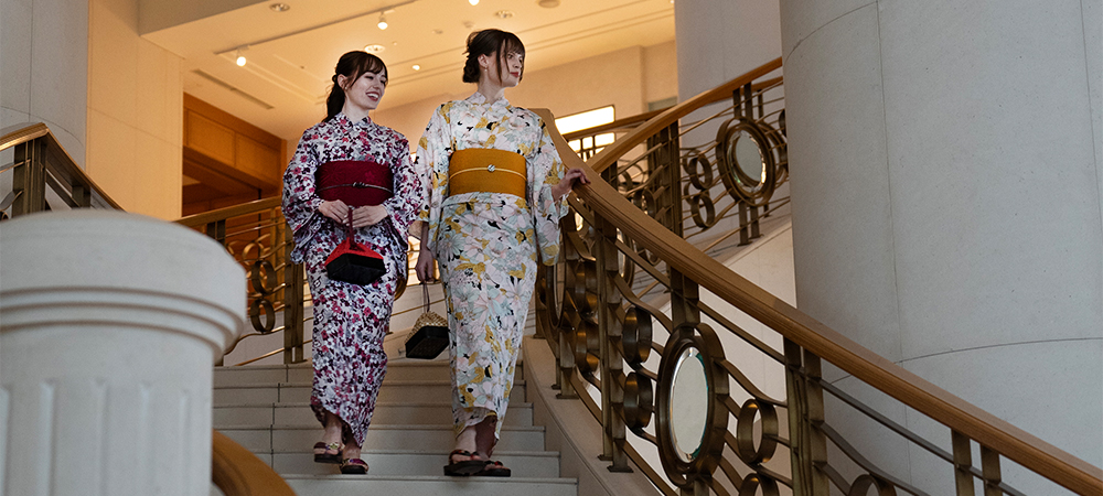 浴衣でぶらりODAIBA レストランとのパッケージでお台場のまち歩きを満喫