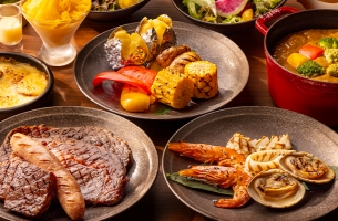 BBQテラス「アブレイズ」1日20名様限定！MEAT LOVER PLAN（ミートプレート食べ放題）