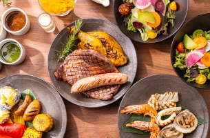 BBQテラス「アブレイズ」～目の前に広がる絶景と選べるBBQコース～
