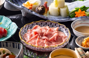 日本料理「さくら」黒毛和牛の贅沢な冷しゃぶランチ＆ディナーコース