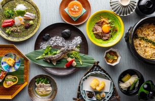 四季折々の食材を取り入れたディナー『琴平（ことひら）会席』