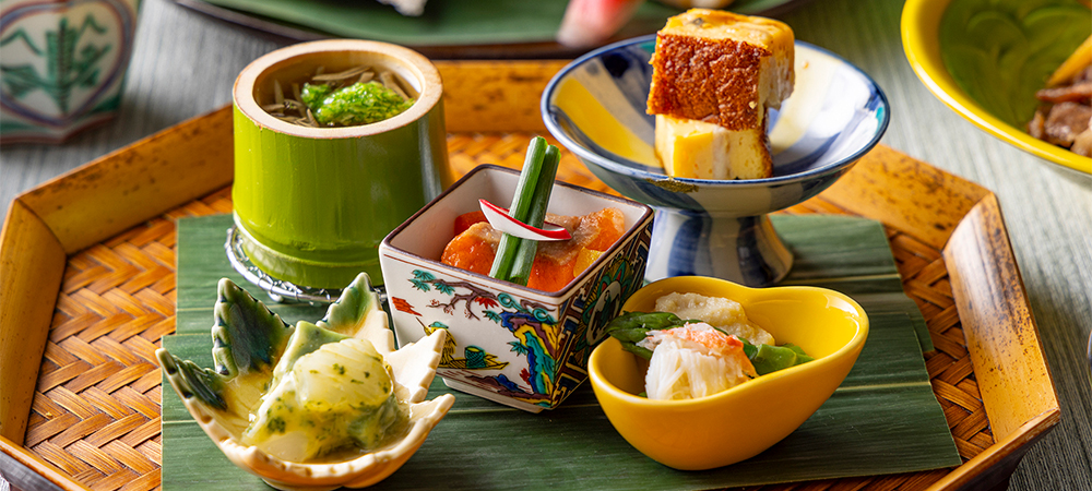 四季折々の食材を取り入れたディナー『琴平（ことひら）会席』