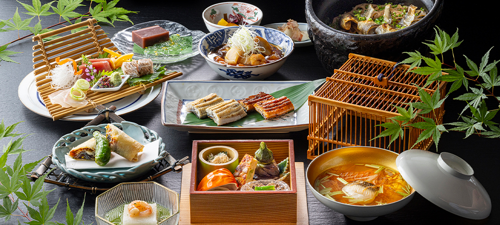 四季折々の食材を取り入れた会席ディナー『琴平（ことひら）～清流会席～』