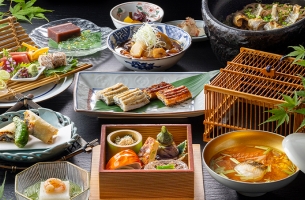 四季折々の食材を取り入れた会席ディナー『琴平（ことひら）～清流会席～』