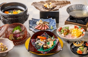 四季折々の食材を取り入れた会席ディナー『琴平（ことひら）～秋彩会席～』