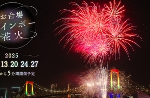 【12月6日、13日、20日、24日、27日限定!】 お台場レインボー花火を楽しむディナープラン