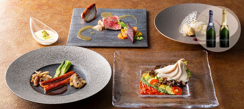 【組数限定】チェキ撮影+モエ・エ・シャンドンボトル付きディナーコース