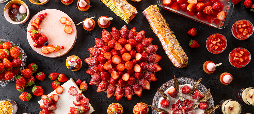 ダイナミックな肉料理と甘酸っぱいいちごスイーツの饗宴  「ミート×ストロベリー ビュッフェ」