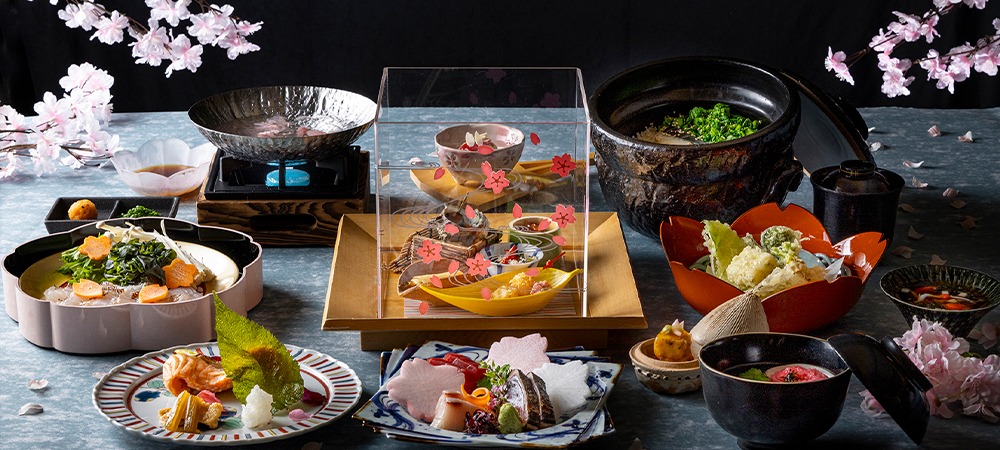 四季折々の食材を取り入れた会席ディナー『琴平（ことひら）～春彩会席～』