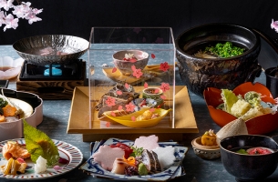 四季折々の食材を取り入れた会席ディナー『琴平（ことひら）～春彩会席～』