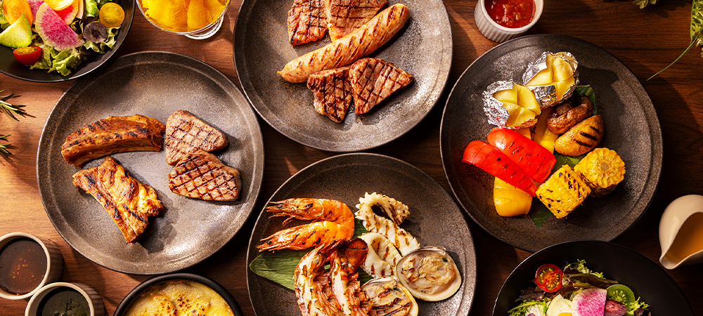 東京湾を望む絶景テラスで黒毛和牛や1kgトマホークを味わうバーベキューテラス 「アブレイズ」