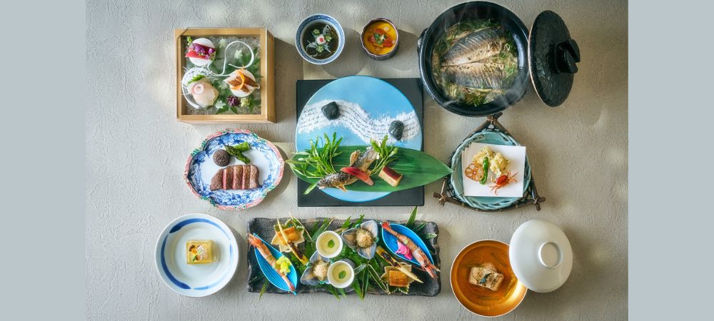 四季折々の食材を取り入れた会席ディナー『琴平（ことひら）～夏彩会席～』
