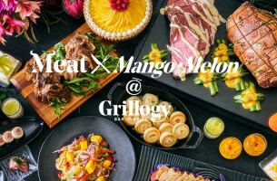 藁焼きローストビーフとトロピカルフルーツが競演  「ミート×マンゴー＆メロン ビュッフェ」