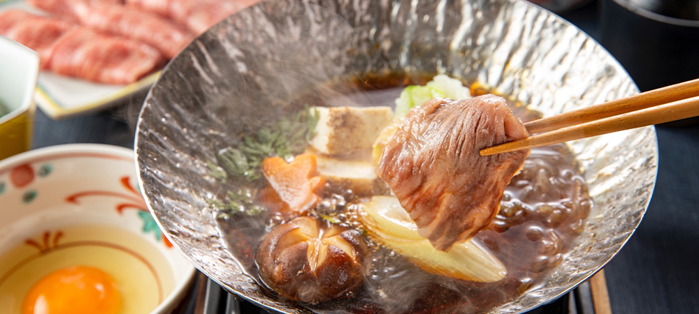 日本料理「さくら」黒毛和牛の贅沢なすき煮ランチ＆ディナー