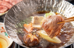 日本料理「さくら」黒毛和牛の贅沢なすき煮ランチ＆ディナー