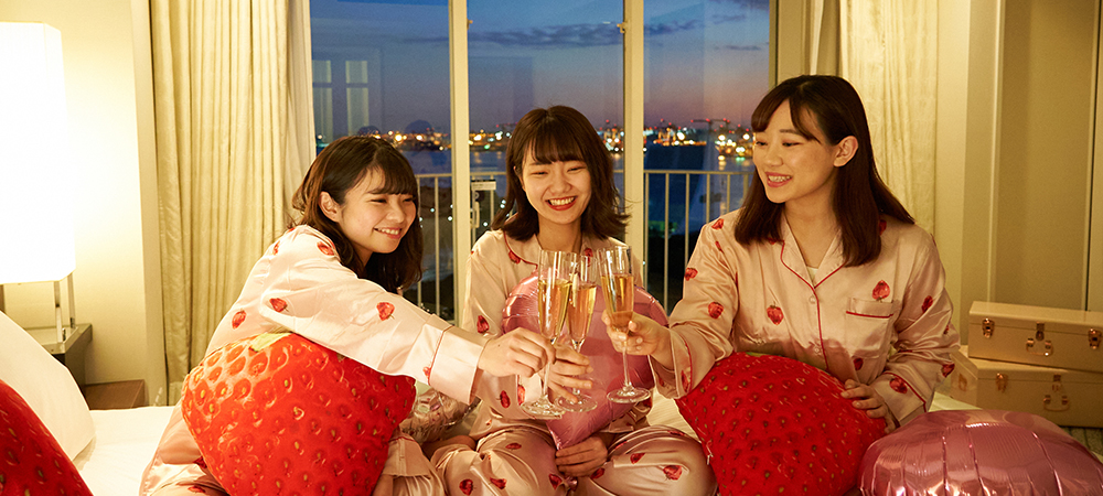 お台場で過ごす 女の子のためのトクベツな休日 Gogo Strawberry Girls Night 超 おこもり女子会 アフタヌーンティー 朝食付 お台場のホテルなら ヒルトン東京お台場 お台場で過ごす 女の子のためのトクベツな休日 Gogo Strawberry Girls Night 超 おこもり女子会 アフタヌーンティー 朝食付 お台場のホテルなら ヒルトン東京お台場