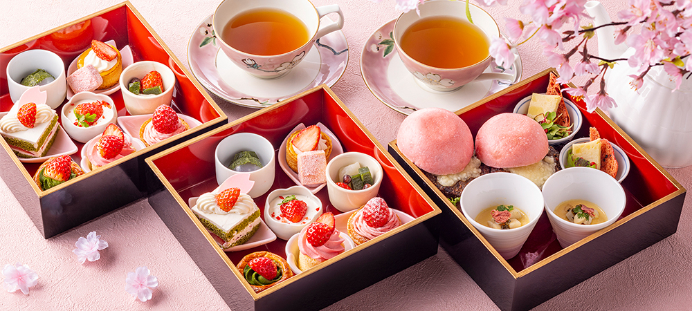 In Room SAKURA アフタヌーンティー／朝食付き～春のスイーツと桜でお花見気分を味わう宿泊プラン～