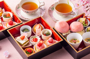 In Room SAKURA アフタヌーンティー／朝食付き～春のスイーツと桜でお花見気分を味わう宿泊プラン～