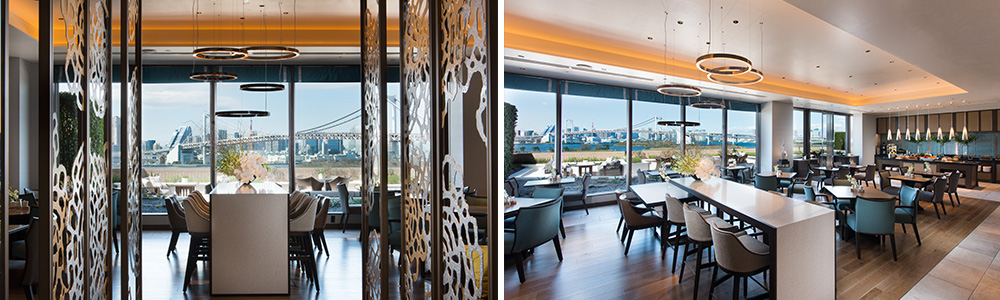 東京湾のパノラマビューとともにホテルステイを満喫 Terrace Lounge 付宿泊プラン お台場のホテルなら ヒルトン東京お台場